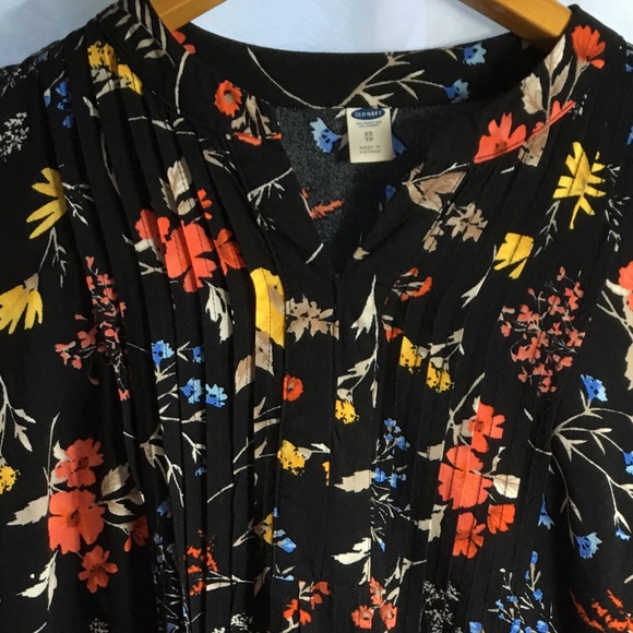 Old Navy Girls Black Floral Midi Dress Size XS - Picture 5 of 5